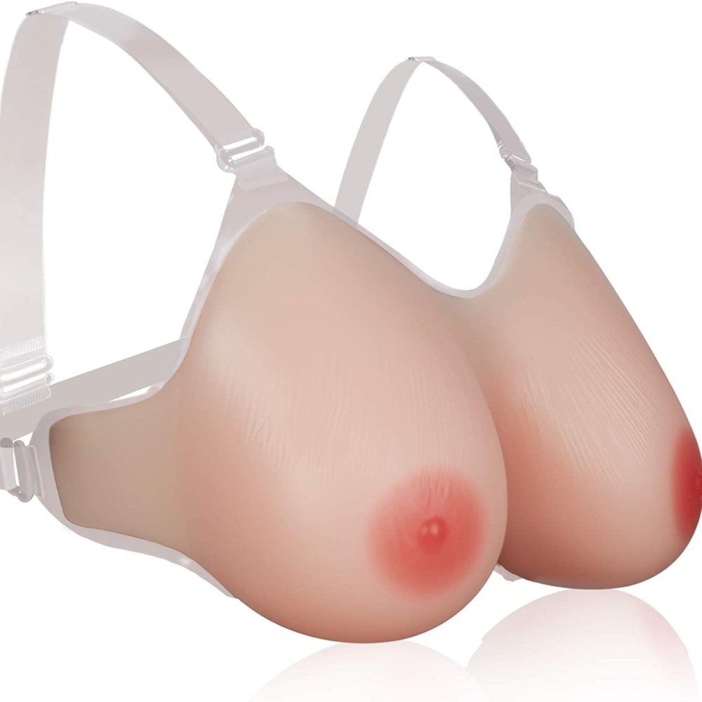 No Bra Needed Silicone Breast Forms for Mastectomy, Crossdressers